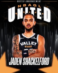 安全平台-太阳队以Exhibit 10合约签下G联盟得分手杰登-沙克尔福德，其场均贡献17.5分